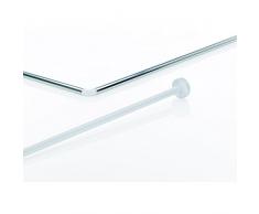 Kela 20992 barre de douche 90 x 90 cm, aluminium blanc, Cant