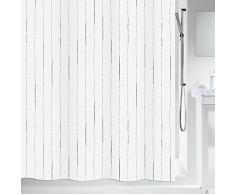 Spirella Rideau de Douche Polyester Alina 180x200, Grey, 200x180 cm