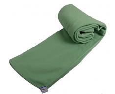 Couverture polaire thermotec 450 grs- Moelleuse et Chaude - 100% polyester - OURSON - Amande F2 - 240 x 260