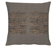 Apeltstoffe 3311Â _ 46Â x 46Â _ FB. 70Â Housse de Coussin, Polyester, Marron, 46Â x 46Â x 0,5Â cm