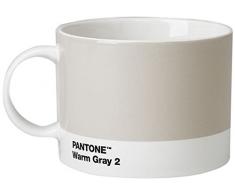 PANTONE 101050002 Tasse à thé Céramique Gris Chaud 2 C 14 x 10,60 x 8,60 cm