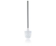 Kela 20144 balai brosse WC La Brosse, acier inoxydable brillant, brosse blanche