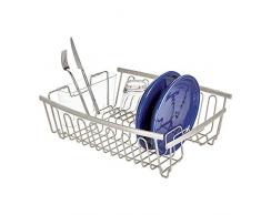 InterDesign 80286EU Axis Egouttoir Satin/Transparent