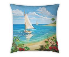 Bonamaison Housse de Coussin Multicolore 45 x 45 cm