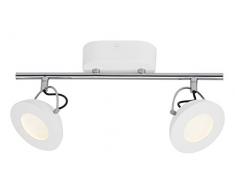 AEG aega191112Â A +, letora Spot LED Tube LumiÃ¨re indirecte oscillant, 2Â x 500Â Lumen, aluminium, 5Â W, intÃ©grÃ©, blanc, 11,6Â x 36,5Â x 19,3Â cm