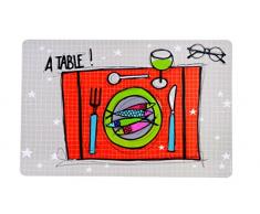 Fox Trot 6551CUIM Set de Table PP Cuisine MB Lunt, Plastique, 44 x 25,5 x 0,2 cm