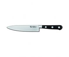 Sanelli Ambrogio Chef Couteau Cuisine, 15Â cm, Acier Inoxydable, Gris