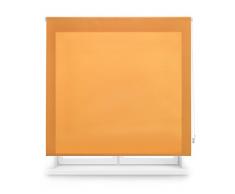 Blindecor Ara Store Enrouleur Translucide Uni, Orange, 140X250 cm