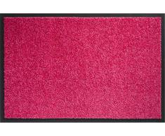 ID Mat Tapis Paillasson, Fibres Nylon sur Semelle PVC caoutchoutÃ©, Violet, 40 x 60 cm