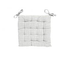 Soleil docre Galaxy Dessus de Chaise, Polyester, Blanc, 40 x 40 x 5 cm