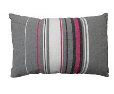 Soleil docre 547684 STRIPES Coussin Coton Gris 50 x 32 cm