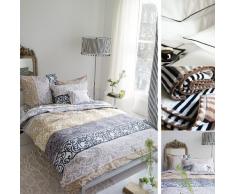 Designers Guild - Fretz Taie de Traversin Satin de Coton Noir 43 x 190 cm