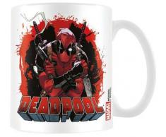 Deadpool MG23819 Canons Fumants (Smoking Gun) Mug, 0.312 liters, Multicolore