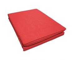 douceur dintÃ©rieur drap plat 1 personne 180x290 cm lina corail