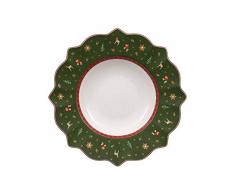 Villeroy & Boch Toys Delight Assiette creuse verte, 26 cm, Porcelaine Premium