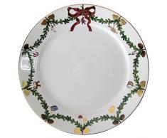 Royal Copenhagen 1017457 Star Fluted/Xmas Assiette plate Porcelaine Multicolore 27 cm