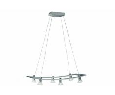 Massive Garaudy Suspension LED 6 x 5 W Aluminium