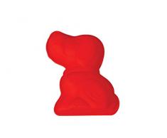 silikomart 20.800.01.0060 Moule en Silicone, Forme Chien, Rouge, 2,8 x 17,5 x 24 cm