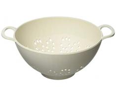 Une domo Pv-bam-6071Â Point-Virgule Passoire Ã 15Â cm H 7.3Â cm, fibre de bambou, Blanc cassÃ©