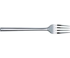 Alessi Ti04/5 Mu Fourchette Ã dessert en Acier Inoxydable 18/10 Brillant, Set de 6 PiÃ¨ces