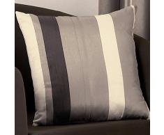 Curtina Whitworth Housse de Coussin, Polyester, Charbon, Cushion Cover: 43 x 43cm