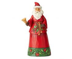 Heartwood Creek 6004138 Figurine, RÃ©sine, Red, White, Green, Brown, 7,5 H x 3,25 W x 4,25 L