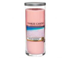 Yankee Candle bougie grande colonne « Sable rose », rose