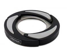 NERTHUS Table Pliable, Noir, Acier, 10,5 x 16 x 3 cm