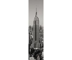 Scenolia LÃ© unique papier peint dÃ©co EMPIRE STATE BUILDING NB 60 x 240 cm | DÃ©co murale QualitÃ©