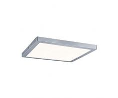 Paulmann 70867 Panneau LED WallCeiling Atria 300x300 mm 24 W Chrome Mat 230 V Plastique, MatiÃ¨re, 30 x 30 x 2 cm
