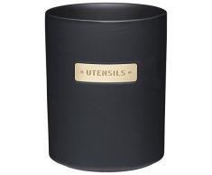 Kitchen Craft MCUTENSILCOP Pot Ã Ustensiles, Porcelaine, Noir, 9 x 12 x 16 cm