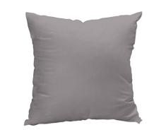 Soleil dOcre Coussin dÃÂ©houssable 60x60 cm Alix Gris, Polyester, 60 x 60 cm