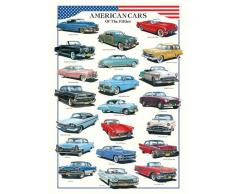 Empire Merchandising GmbH Consignment 536648 Poster Voitures américaines des années 1950 68 x 98 cm