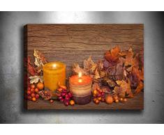 Bonamaison Peinture sur toile, multicolore, 50 x 70 cm - ConÃ§u et fabriquÃ© en Turquie