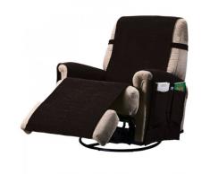 Comptoir du linge paula1plnoir Protège Fauteuil Noir