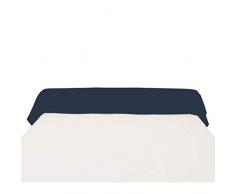 Soleil dOcre 560823 Taie de Traversin coton 57 Fils Marine 45 x 185 cm