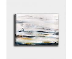 Bonamaison Peinture sur toile, multicolore, 40 x 60 cm - Conçu et fabriqué en Turquie