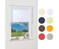 K de Home 541780â1Â Wohn-Guide Klemmfix Mini Store, Tissu, Blanc, 100 x 150