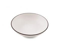 Villa dEste Home Tivoli 2191819 Kora Light Assiette creuse Blanc