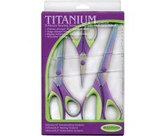 Sullivans purplee/GRE-Titanium Ciseaux, Acrylique, Multicolore