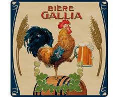 Cartexpo PL821 Alimentation Dessous de Plat Bière Gallia Verre