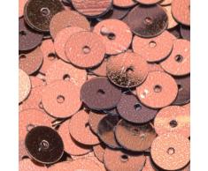 Efco Fil Plat Rond, Paillettes Marron, 6Â mm, 5Â g, 500