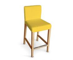 Dekoria Housse pour Tabouret Henriksdal IKEA â Jaune Soleil
