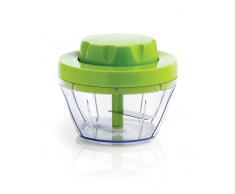 Mastrad F25308 Mini Hachoir Polypropylène/TPE/SAN/Inox Vert 12 x 12 x 9,5 cm