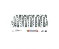 Paulmann 70604 Function MaxLED 500 Kit de base LED bande 5m, 2700K Blanc chaud, 33W, 230/24V, 75VA argent