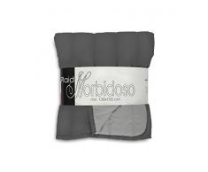 Datex Plaid Gris foncÃ©/gris clair 130Â x 155Â cm