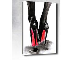 Bonamaison Peinture sur toile, multicolore, 40 x 60 cm - Conçu et fabriqué en Turquie