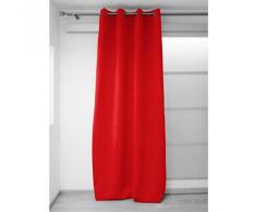 Soleil dOcre Rideau ÃÂ ÃÂ oeillets OCCULTANT 135x250 cm Rouge