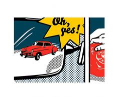 Garcia de pou Sets De Table Offset Pop Art 70 G/M2 31X43 Cm CuatricromÃa Litos - 500 unités