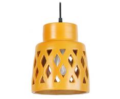 Tosel 11483 Suspension Algarve Céramique 100 W E27 Orange